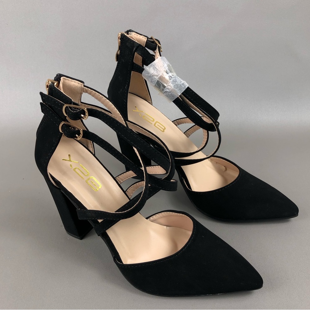 X2B Women’s Pointed Toe Heel Sandals Size 7